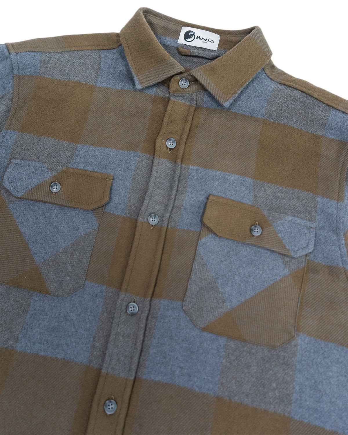 Field Grand Flannel, Caper Green