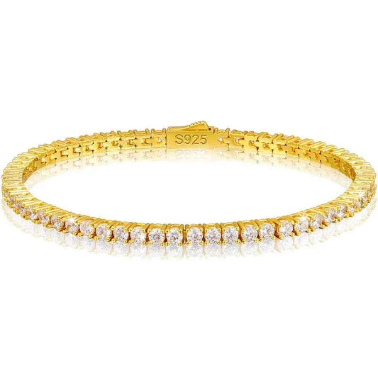Lévêque Gold Tennis Bracelet 3mm