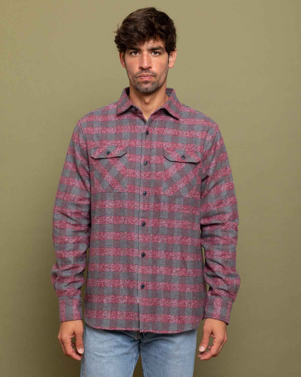 Grand Flannel, Burgundy