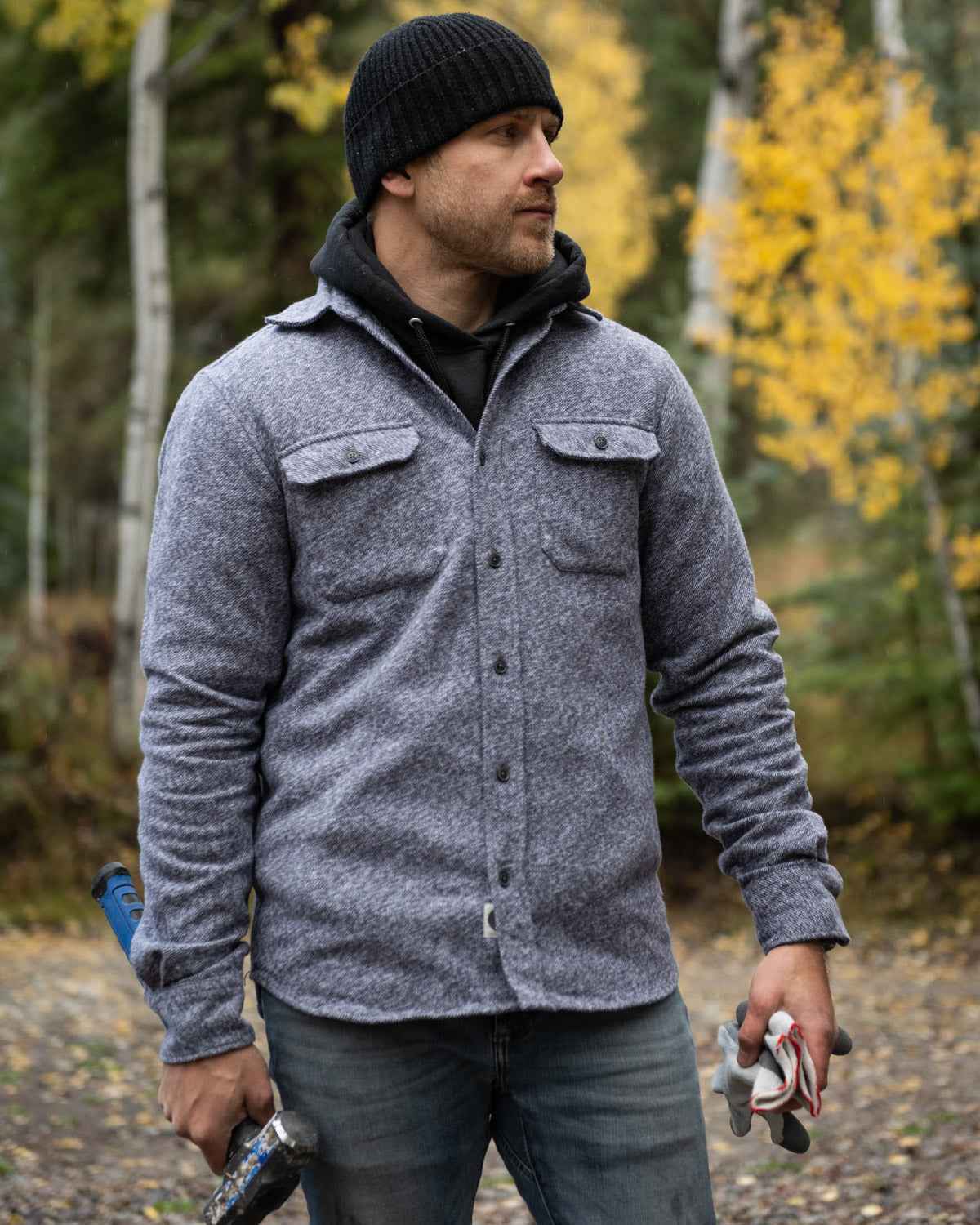 Grand Flannel, Steel Grey