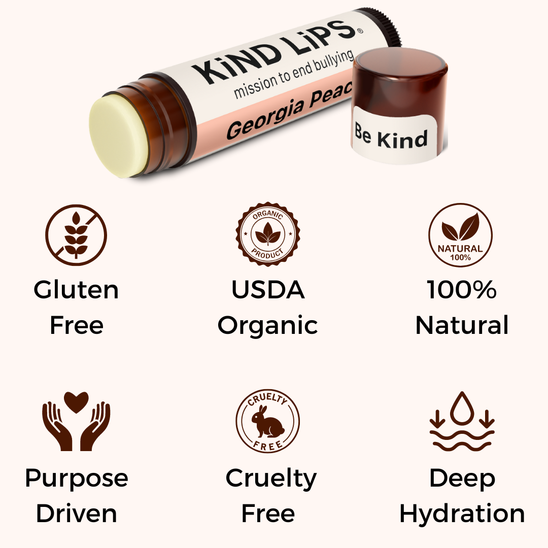Bálsamo labial orgánico Georgia Peach