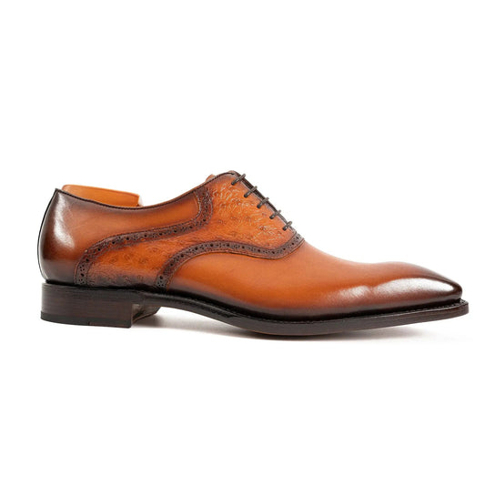 Goodyear Welted Oxford Shoes ostrich