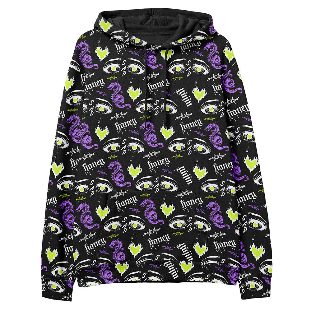 Sudadera con capucha de miel