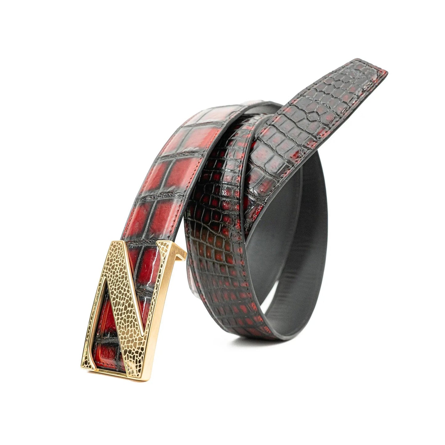 Handcrafted Alligator Leather Belts DVG134