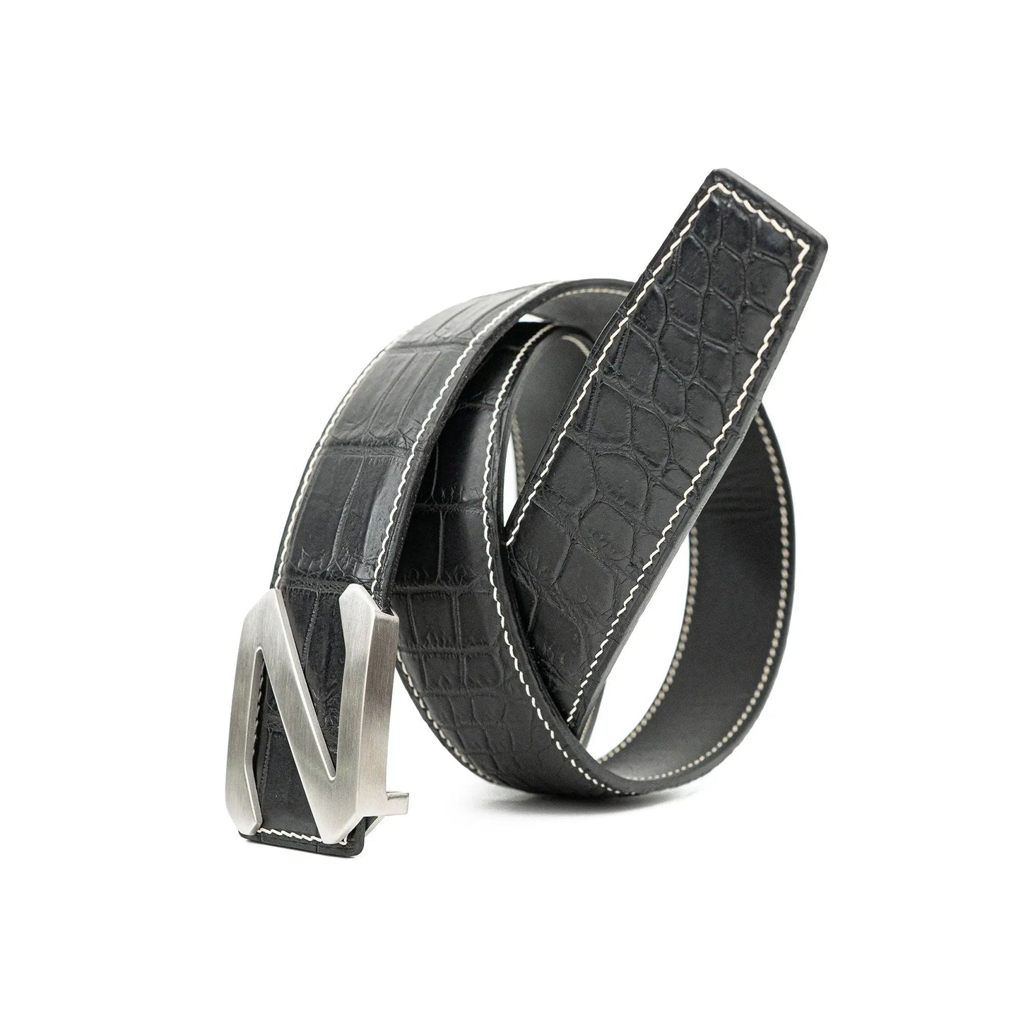 Handcrafted Alligator Leather Belts DVG181