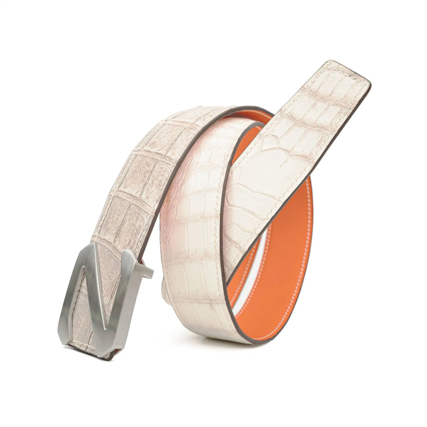 Handcrafted Alligator Leather Belts DVG192