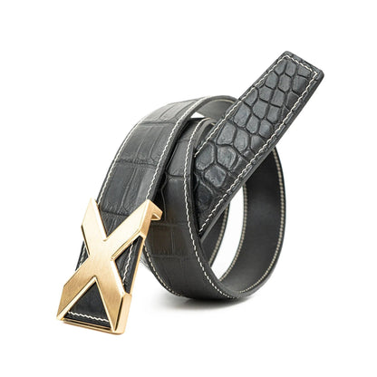 Handcrafted Alligator Leather Belts DVG2121