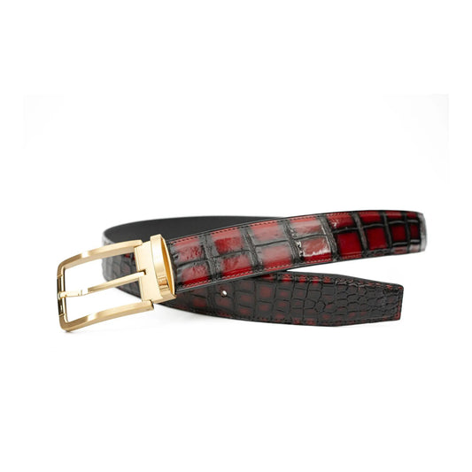 Handcrafted Alligator Leather Belts DVG279