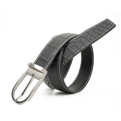 Handcrafted Alligator Leather Belts DVG304