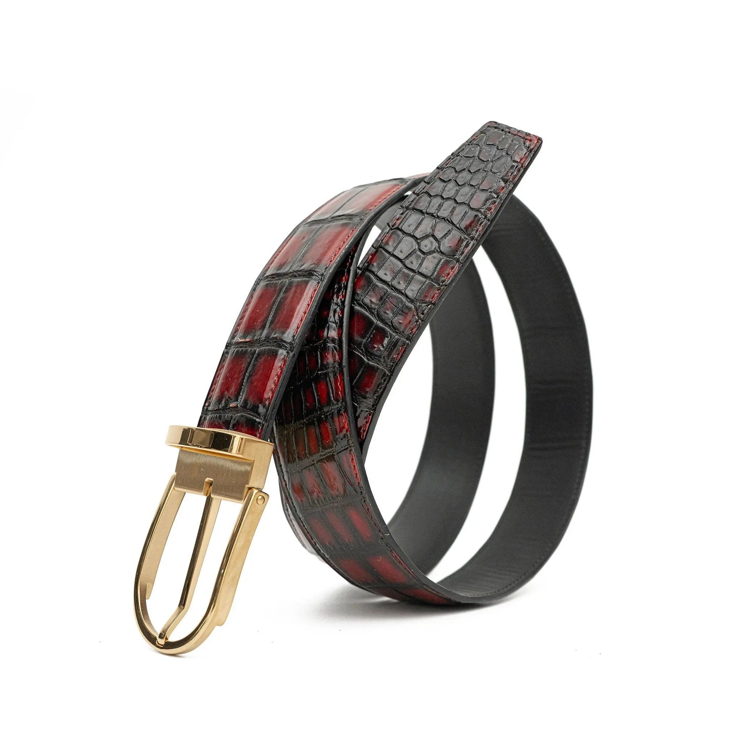 Handcrafted Alligator Leather Belts DVG311