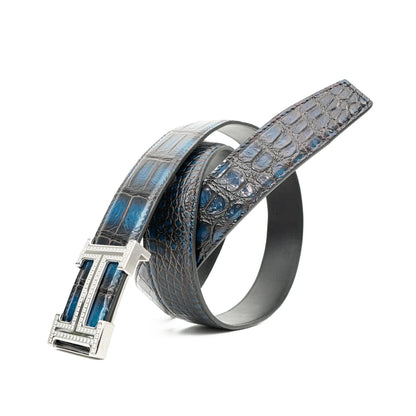 Handcrafted Alligator Leather Belts DVG86