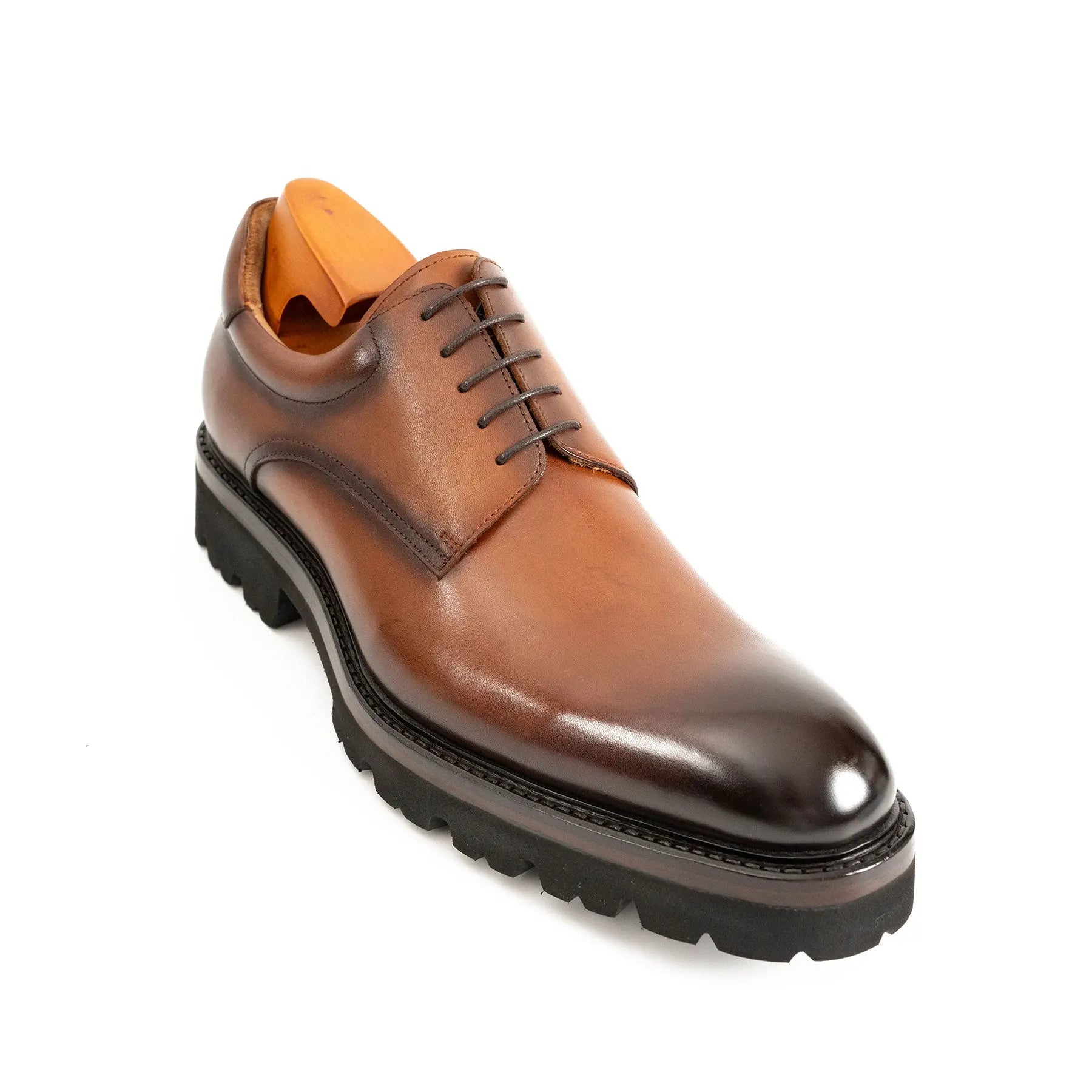 Handmade Goodyear Welted Derby Shoes