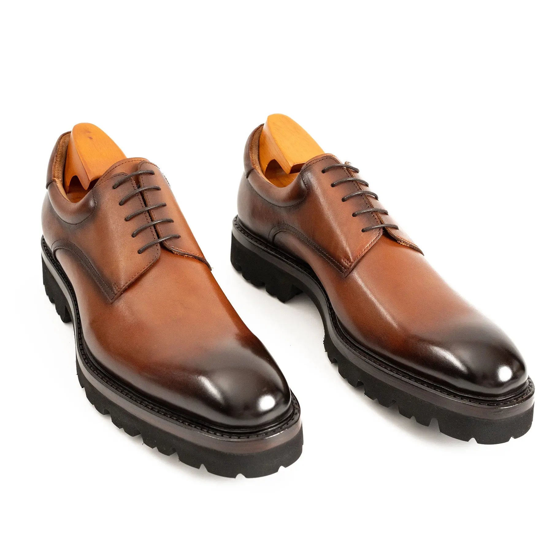 Handmade Goodyear Welted Derby Shoes
