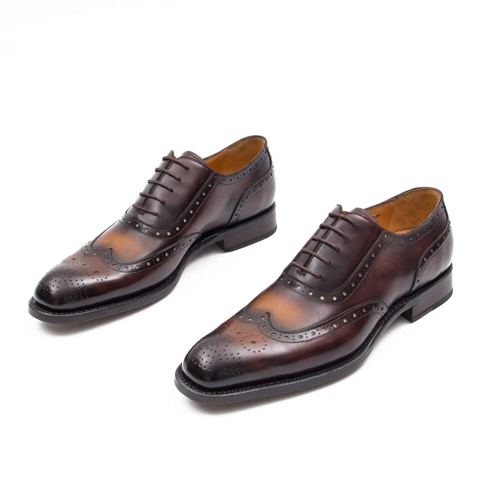 Brown Oxford Brogue Shoes for Men - Lolomo!