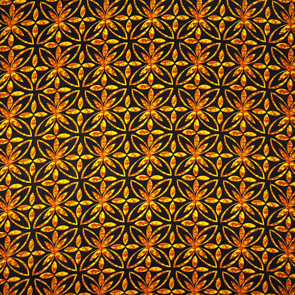 Alluring Watercolor Blossoms Rayon Poplin Fabric | Islands Fabric
