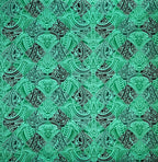 Traditional Polynesian Tattoo All Over design Peachskin Fabric | Islands Fabric