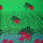 Tiare Traditional Tattoo Gradient Cotton Fabric | Islands Fabric