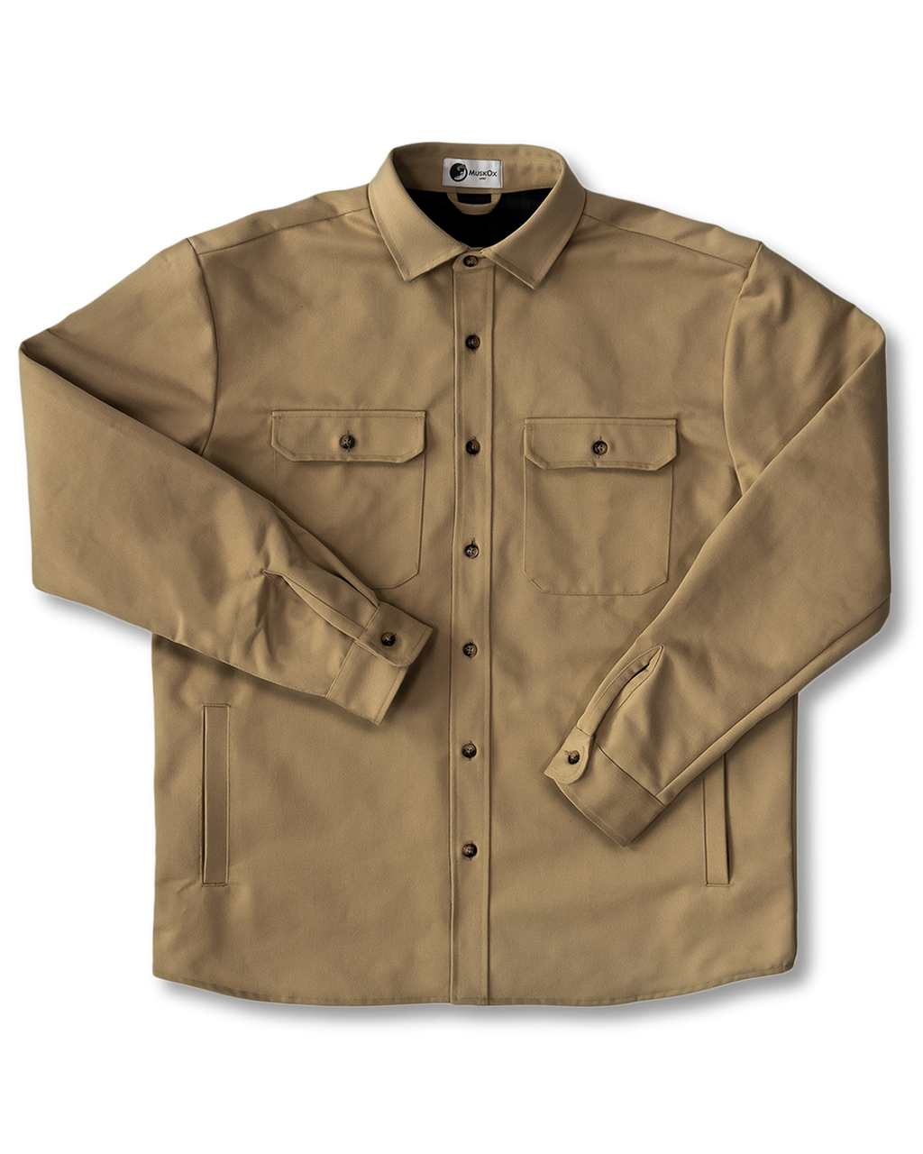 Lined Yukon Flannel Shirt Jacket, Tan