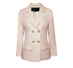Blazer cruzado de lana Louise: estilo clásico para mujer