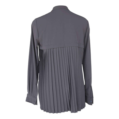 Stylish Pleated Blouse in Black – Women’s Elegant Top