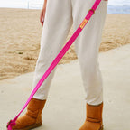 Malibu Sunset Sustainable Hemp Cotton Adjustable Dog Leash – Durable & Soft