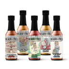Salsa picante "Bajo los árboles, donde nadie ve", paquete de 5