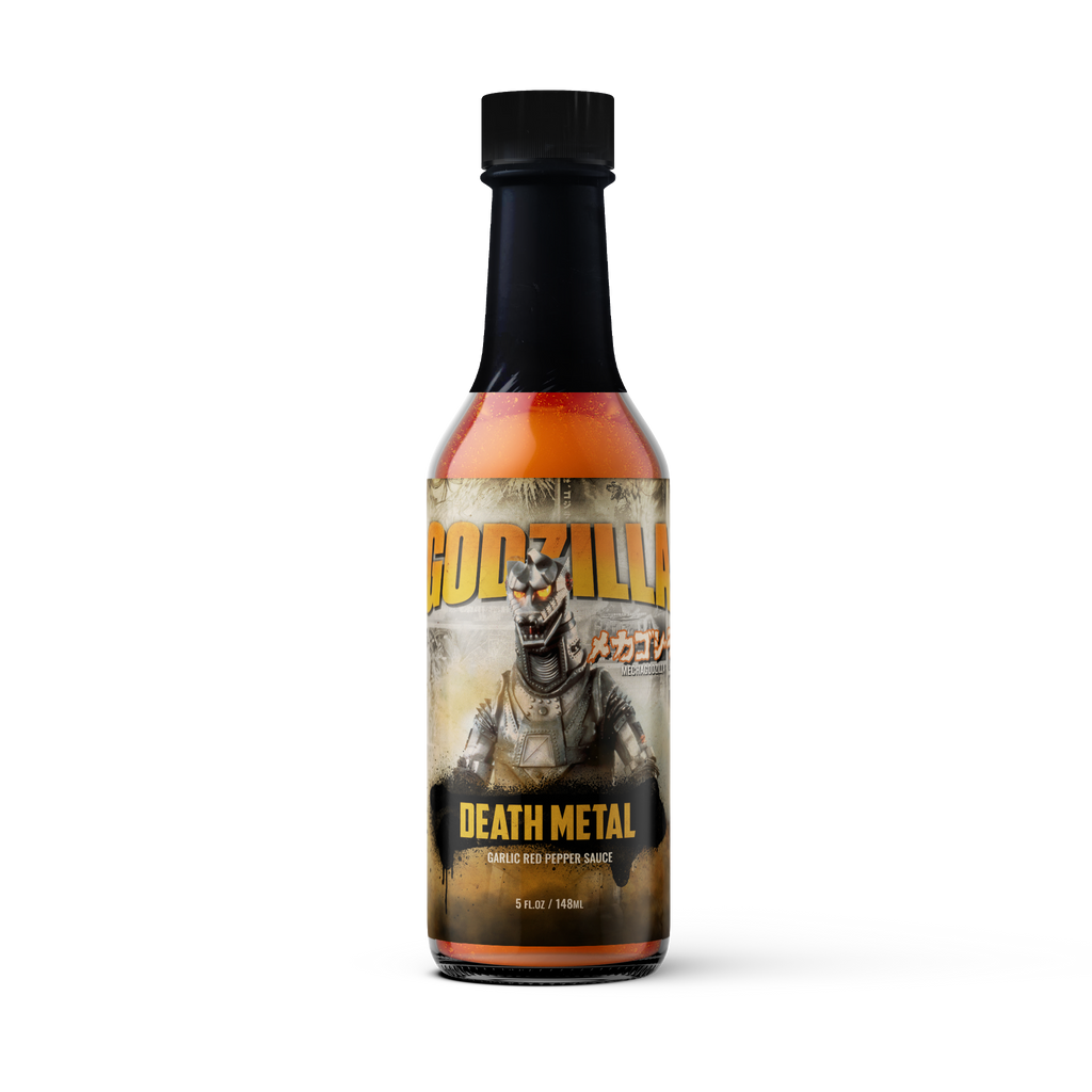 Death Metal de Mechagodzilla: Salsa de ajo y pimiento rojo