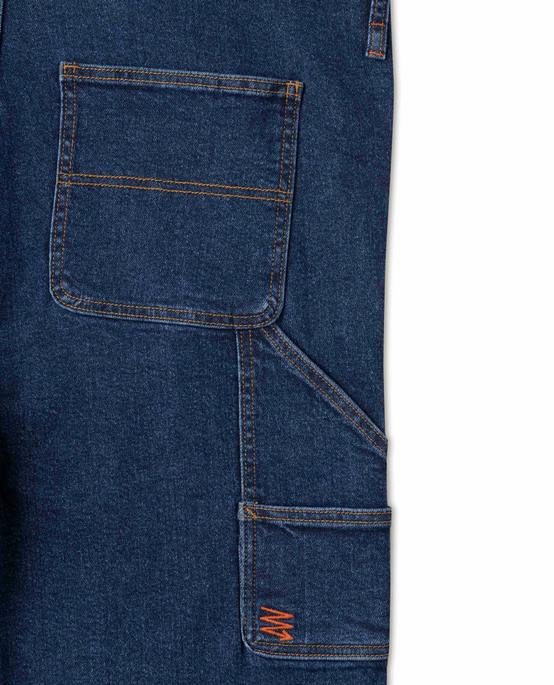 Men's Starving Jartist Overalls Blue Collar - Lolomo!