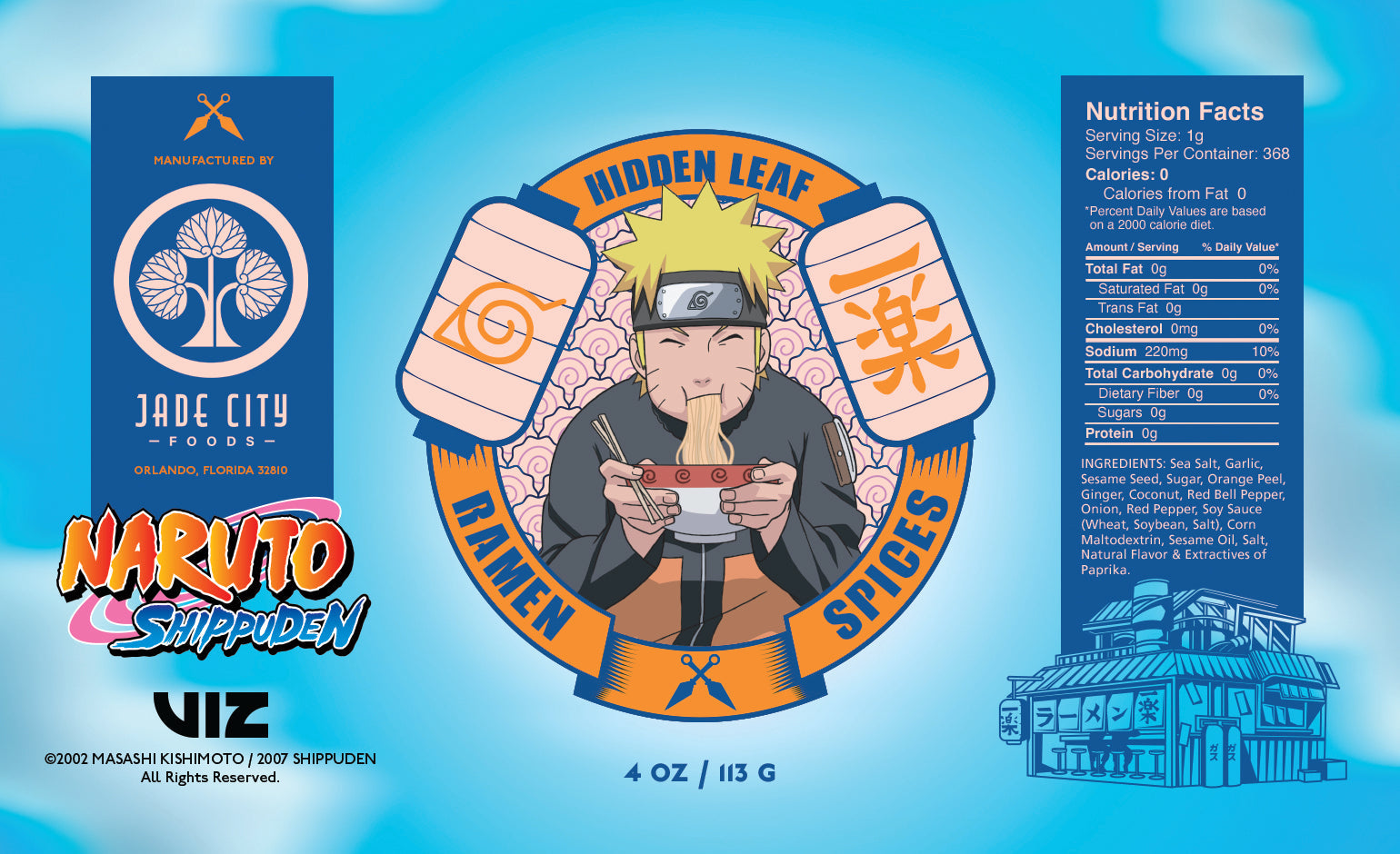 Naruto's Hidden Leaf Ramen Spices