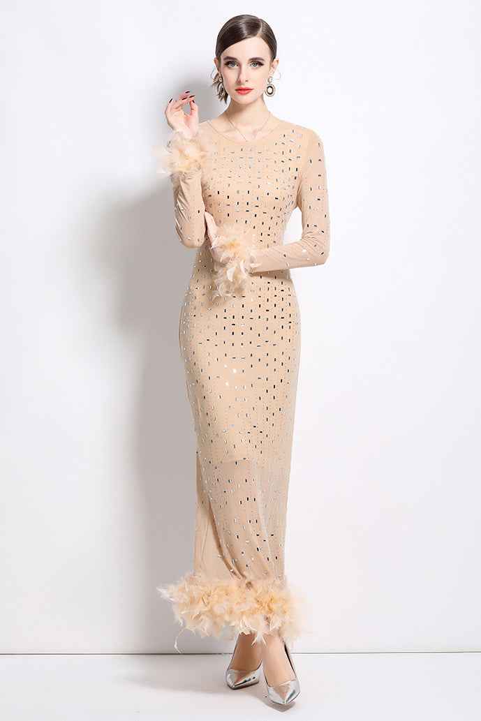 WOMEN FASHION MAXI PARTY DRESS