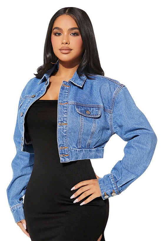 CHAQUETA CORTA VAQUERA DE MODA PARA MUJER