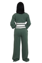 ENSEMBLE PANTALON DEUX PIÈCES DÉCONTRACTÉ MODE FEMME