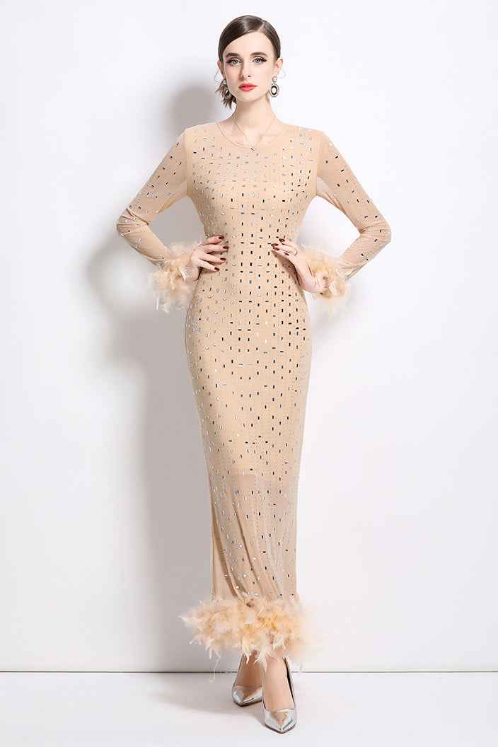 WOMEN FASHION MAXI PARTY DRESS