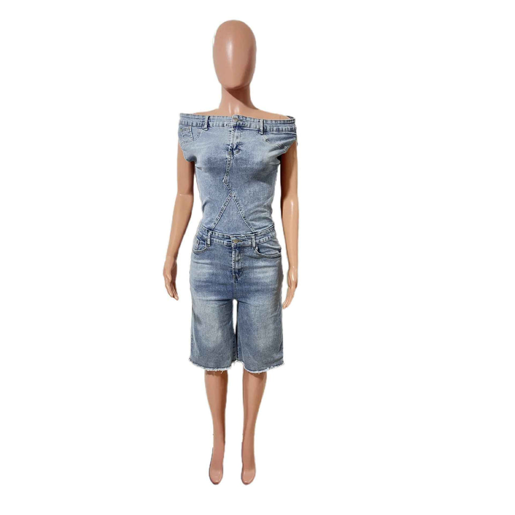 COMBINAISON EN JEAN MODE FEMME