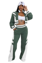 ENSEMBLE PANTALON DEUX PIÈCES DÉCONTRACTÉ MODE FEMME