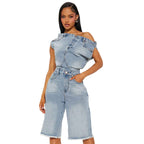 COMBINAISON EN JEAN MODE FEMME