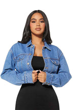 CHAQUETA CORTA VAQUERA DE MODA PARA MUJER