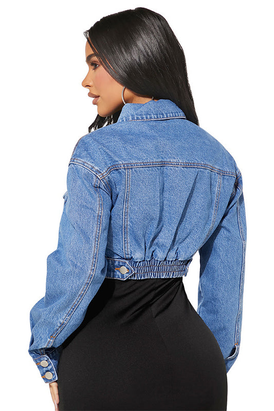 CHAQUETA CORTA VAQUERA DE MODA PARA MUJER