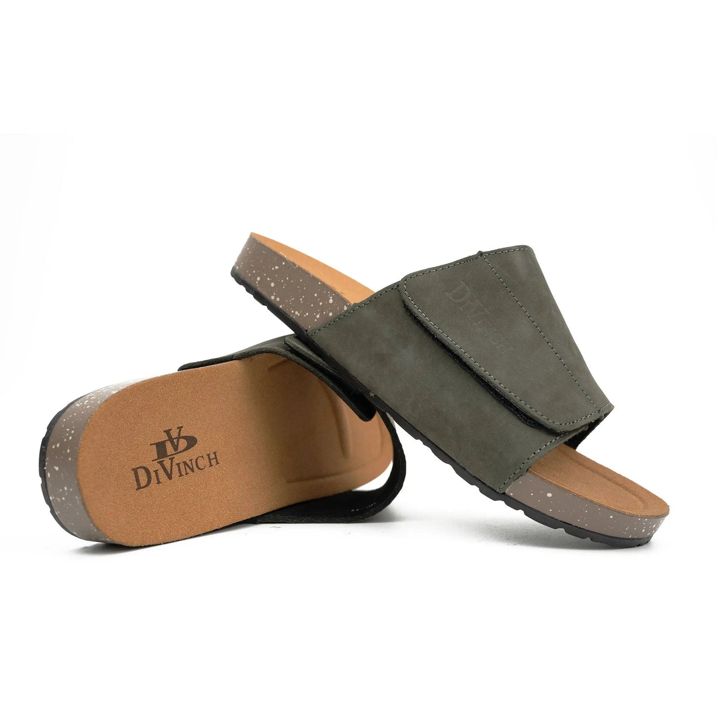 Olive Green Single - Strap Slides