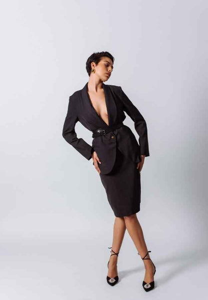 ShawlLapels Single-Breasted Blazer – Women’s Tailored Jacket