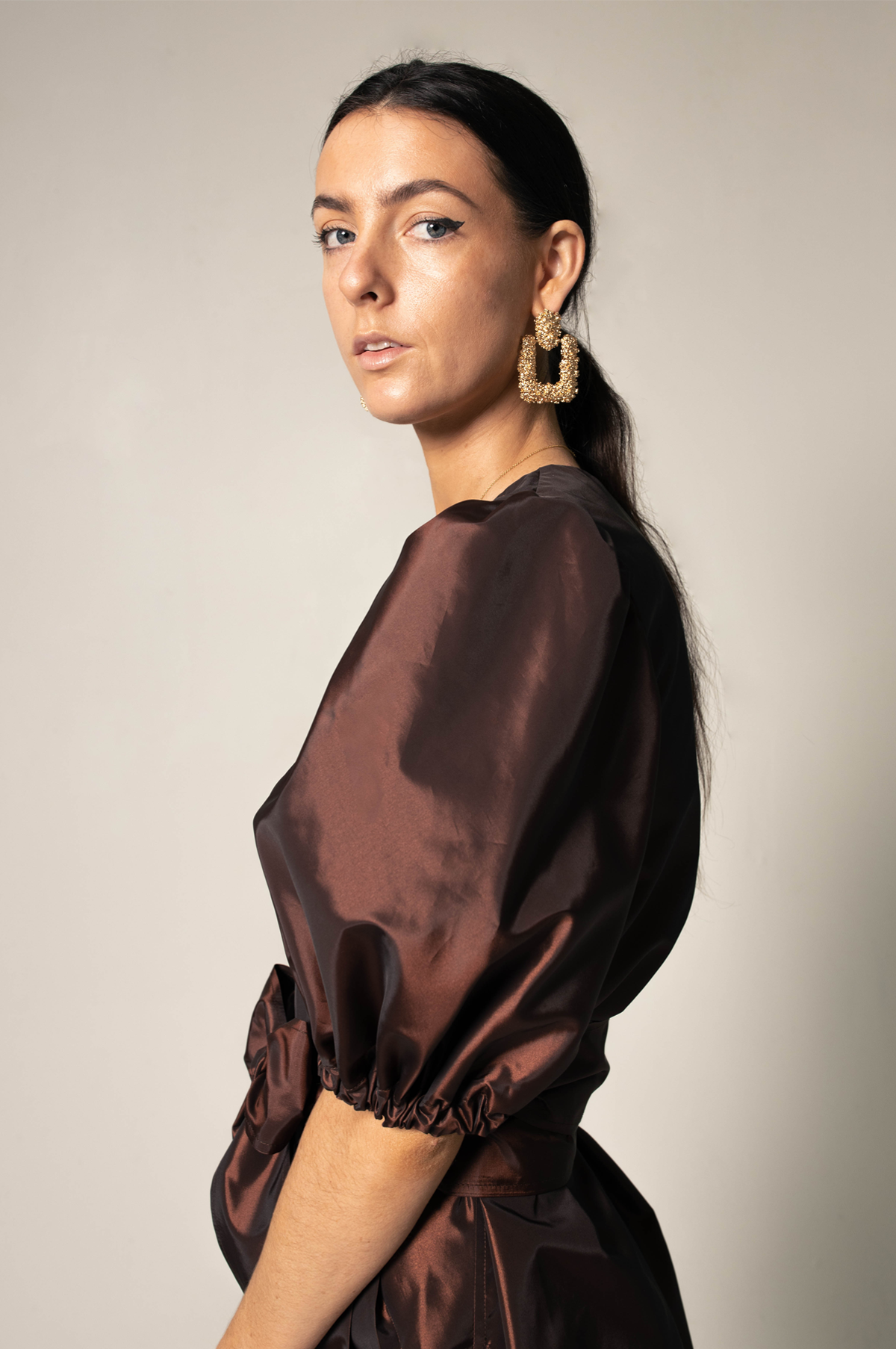 Power Bordeaux Red Wrap Dress – Elegant Women’s Dress - Lolomo!