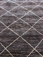 Tétouan Hand Knotted Rug - Size: 8.11 x 6