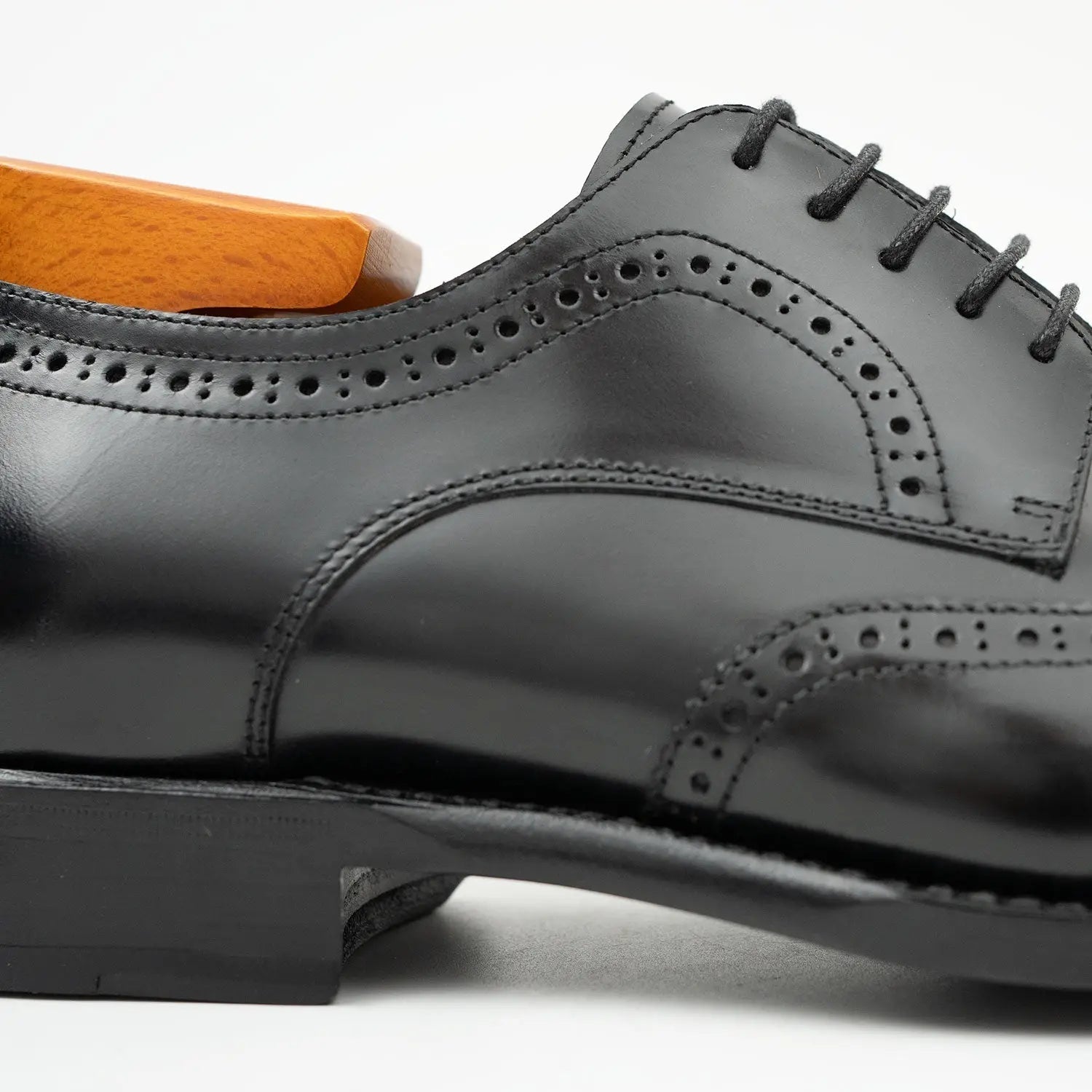 Patent leather goodyear welt dress shoes Black