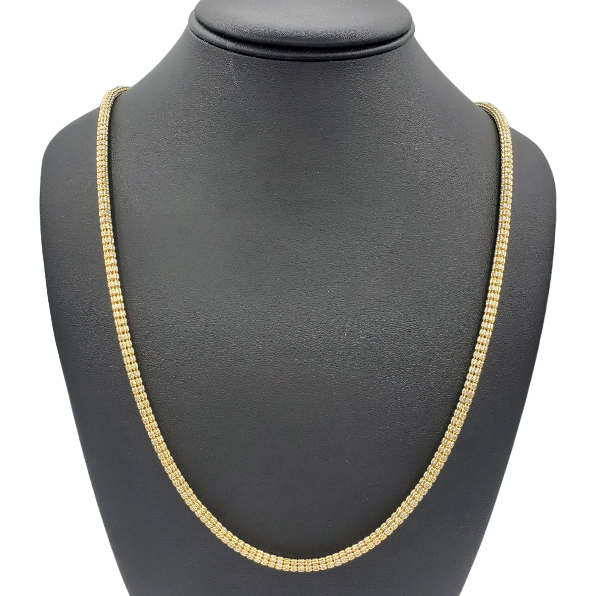 10K Gold- Ice Chain (Yellow Gold) is