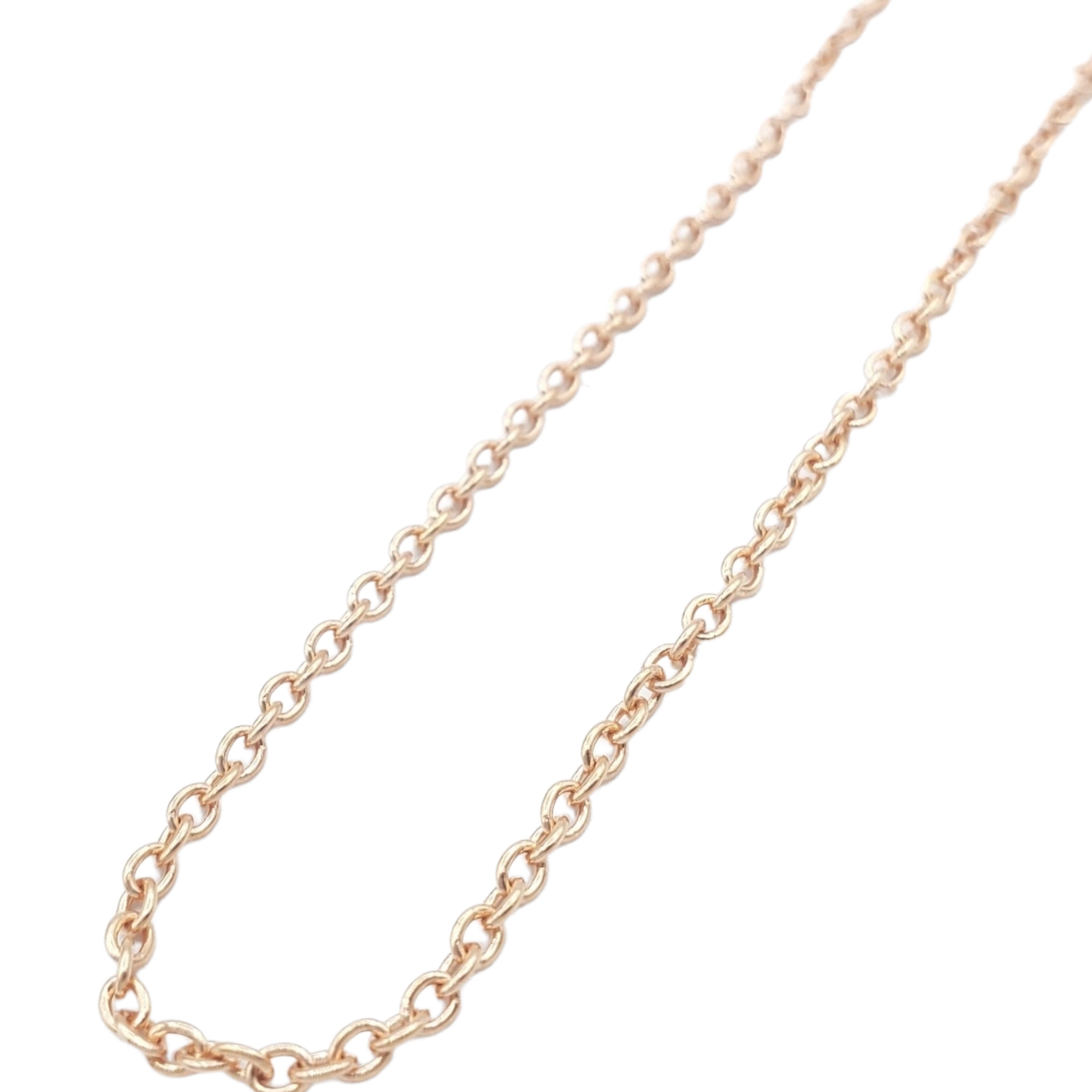 14K Gold- Rolo Chain (Rose Gold) - Lolomo!