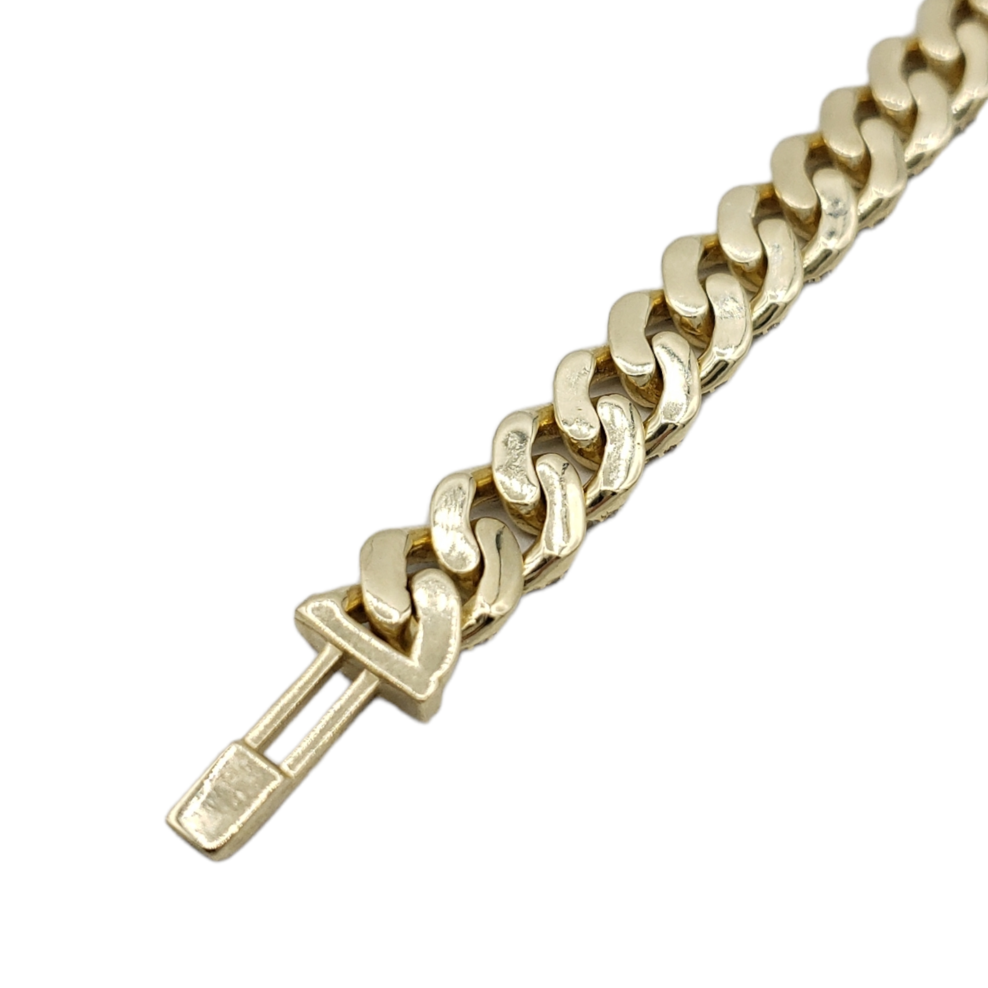 10K Gold- Iced Out Diamond Miami Cuban Chains (9mm) - Lolomo!