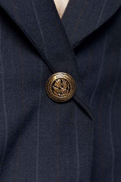 Tailoring Dark Grey Blazer – Classic Single-Breasted Blazer