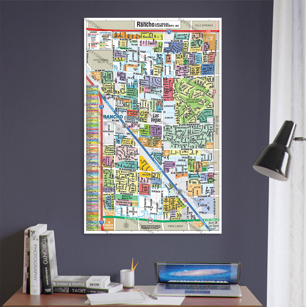 Rancho, Las Vegas, NV - POSTER PRINTS