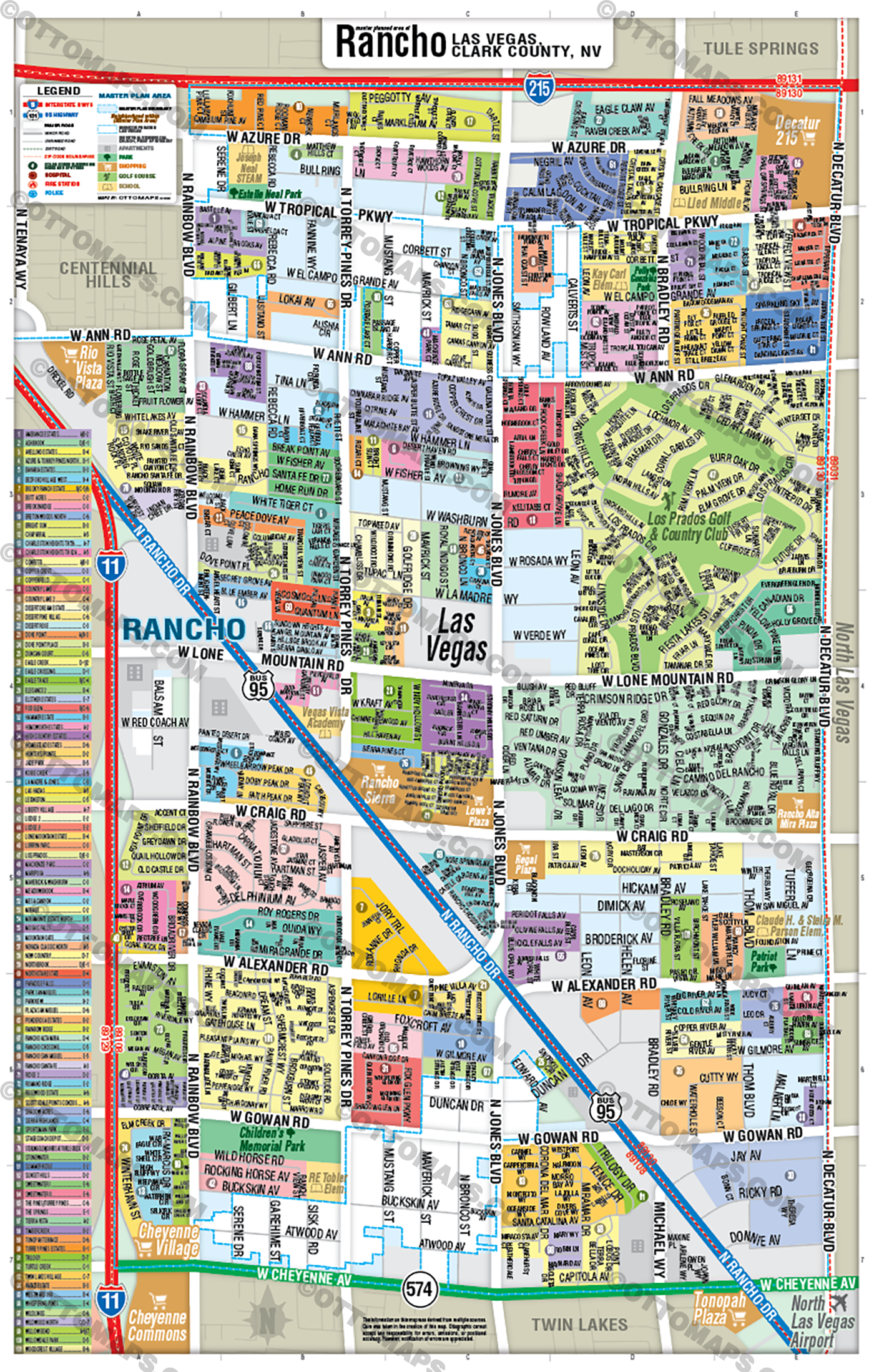 Rancho, Las Vegas, NV - POSTER PRINTS