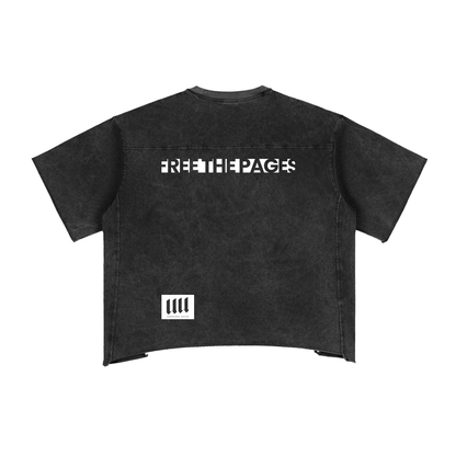 Contraband Raw Edge Boxy Tee